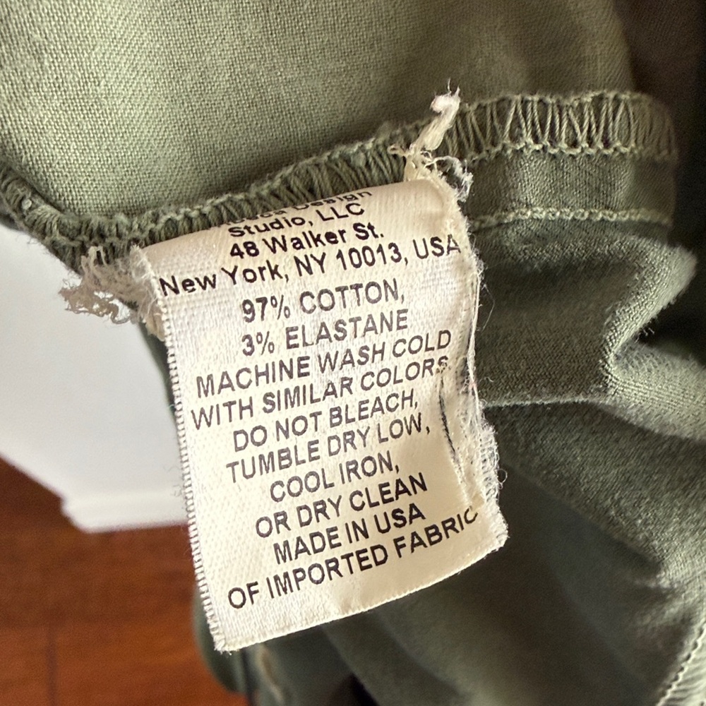 Nili Lotan Paris Pants on Olive Sz 2 Fits Larger - Picture 8 of 8